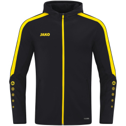 JAKO Power Kapuzenjacke Herren 803 - schwarz/citro 4XL