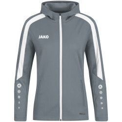JAKO Power Kapuzenjacke Damen 840 - steingrau 34