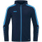 JAKO Power Kapuzenjacke Herren 910 - marine/skyblue XL