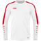 JAKO Power Sweatshirt 004 - weiß/rot M