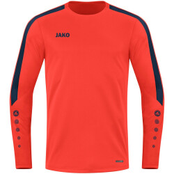 JAKO Power Sweatshirt Kinder 375 - flame/marine 116