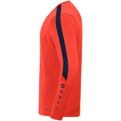 JAKO Power Sweatshirt Kinder 375 - flame/marine 116