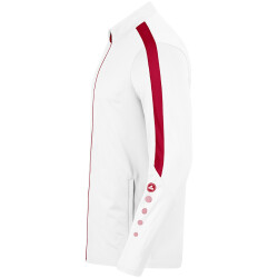 JAKO Power Polyesterjacke Herren 004 - weiß/rot L