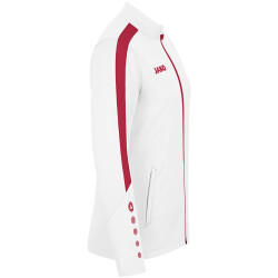 JAKO Power Polyesterjacke Herren 004 - weiß/rot XL