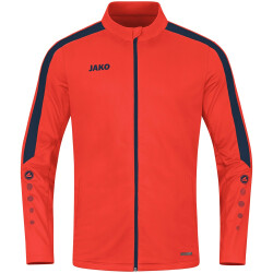 JAKO Power Polyesterjacke Damen 375 - flame/marine 40