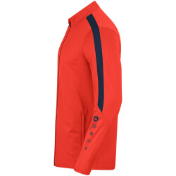 JAKO Power Polyesterjacke Damen 375 - flame/marine 40