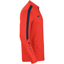 JAKO Power Polyesterjacke Damen 375 - flame/marine 40