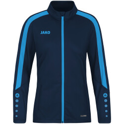 JAKO Power Polyesterjacke Damen 910 - marine/skyblue 34