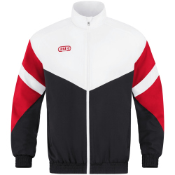 JAKO Retro Freizeitjacke 816 - schwarz/weiß/rot S