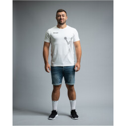 Kempa Black&White T-Shirt weiß XL