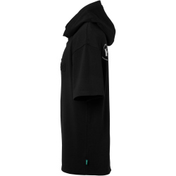 Kempa Black&White Kapuzenshirt schwarz S