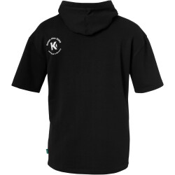 Kempa Black&White Kapuzenshirt schwarz L