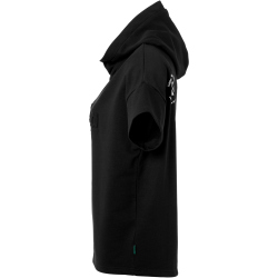 Kempa Black&White Kapuzenshirt Damen schwarz L