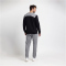 Select Oxford Sweatshirt schwarz/grau S