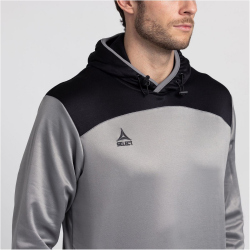 Select Oxford Hoodie grau/schwarz S