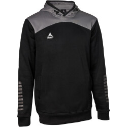 Select Oxford Hoodie schwarz/grau L