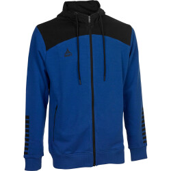 Select Oxford Kapuzen-Sweatjacke blau/schwarz S