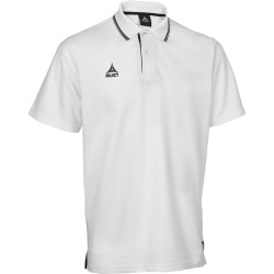 Select Oxford Poloshirt weiß S