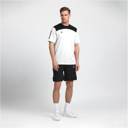 Select Oxford T-Shirt weiß/schwarz S