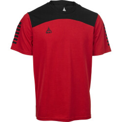 Select Oxford T-Shirt rot/schwarz L