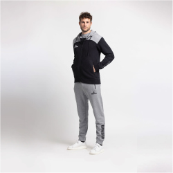 DERBYSTAR Ultimo Kapuzen-Sweatjacke schwarz/grau 128