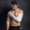 Select Kompressionsbandage Ellenbogen lang wei&szlig; L