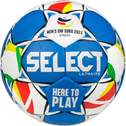 SELECT Ultimate EHF Euro Men Handball 2024 weiß/blau 2