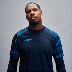 uhlsport Reaction Goalkeeper Torwart-Set marine/fluo blau...