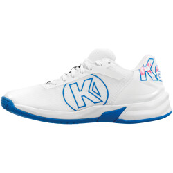 Kempa Attack 2.0 Handballschuhe weiß/fair blau 7.5