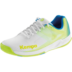 Kempa Wing 2.0 Handballschuhe weiß/fluo gelb 12