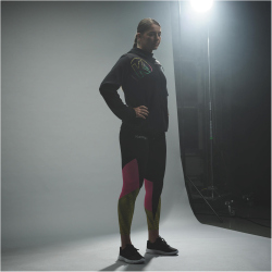 Kempa Back2Colour Leggings Damen schwarz/pink XS