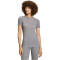 FALKE Wool-Tech Light Merinowolle T-Shirt Damen 3757 - grey-heather XS