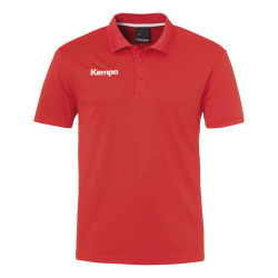Kempa POLY Poloshirt Kinder rot 140