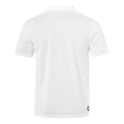Kempa POLY Poloshirt Kinder weiß 128