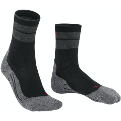 FALKE Stabilizing Merinowolle Trekkingsocken Herren 3003 - black 39-41