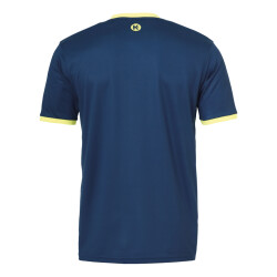 Kempa CURVE TRIKOT Kinder deep blau/fluo gelb 116