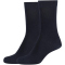 2er Pack camano Soft Baumwoll Crew Socken Damen
