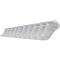 10er Pack SKECHERS Mesh Ventilation Bio-Baumwoll Sneakersocken 9200 - fog melange 31-34