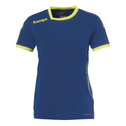 Kempa CURVE TRIKOT WOMEN deep blau/fluo gelb XS