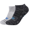 2er Pack SKECHERS Basic Cushioned Sneakersocken 9703 - dark grey mix 43-46
