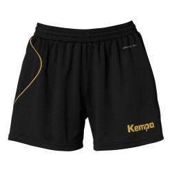 Kempa CURVE SHORTS WOMEN schwarz/gold XXL