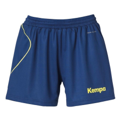 Kempa CURVE SHORTS WOMEN deep blau/fluo gelb XS