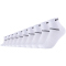 10er Pack SKECHERS Mesh Ventilation Bio-Baumwoll Quarter Socken 1000 - white 35-38