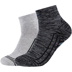 2er Pack SKECHERS Basic Cushioned Quarter Socken 9703 -...