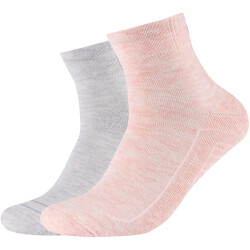 2er Pack SKECHERS Basic Cushioned Quarter Socken 4281 -...