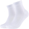 2er Pack SKECHERS Basic Cushioned Quarter Socken 1000 - white 47-49