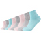 8er Pack SKECHERS Mesh Ventilation Quarter Socken 6060 - pastel turquoise 35-38