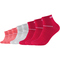 8er Pack Skechers Mesh Ventilation Quarter Socken 4460 - raspberry wine 35-38