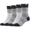 4er Pack SKECHERS Casual Cozy Jacquard Crew Socken Damen 9202 - fog mouline 35-38