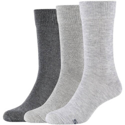 3er Pack SKECHERS Casual Crew Socken Damen 9200 - fog...